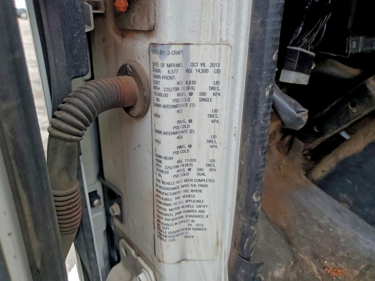 2014 Isuzu Npr Hd VIN: 54DC4W1B5ES800112 Lot: 93932745