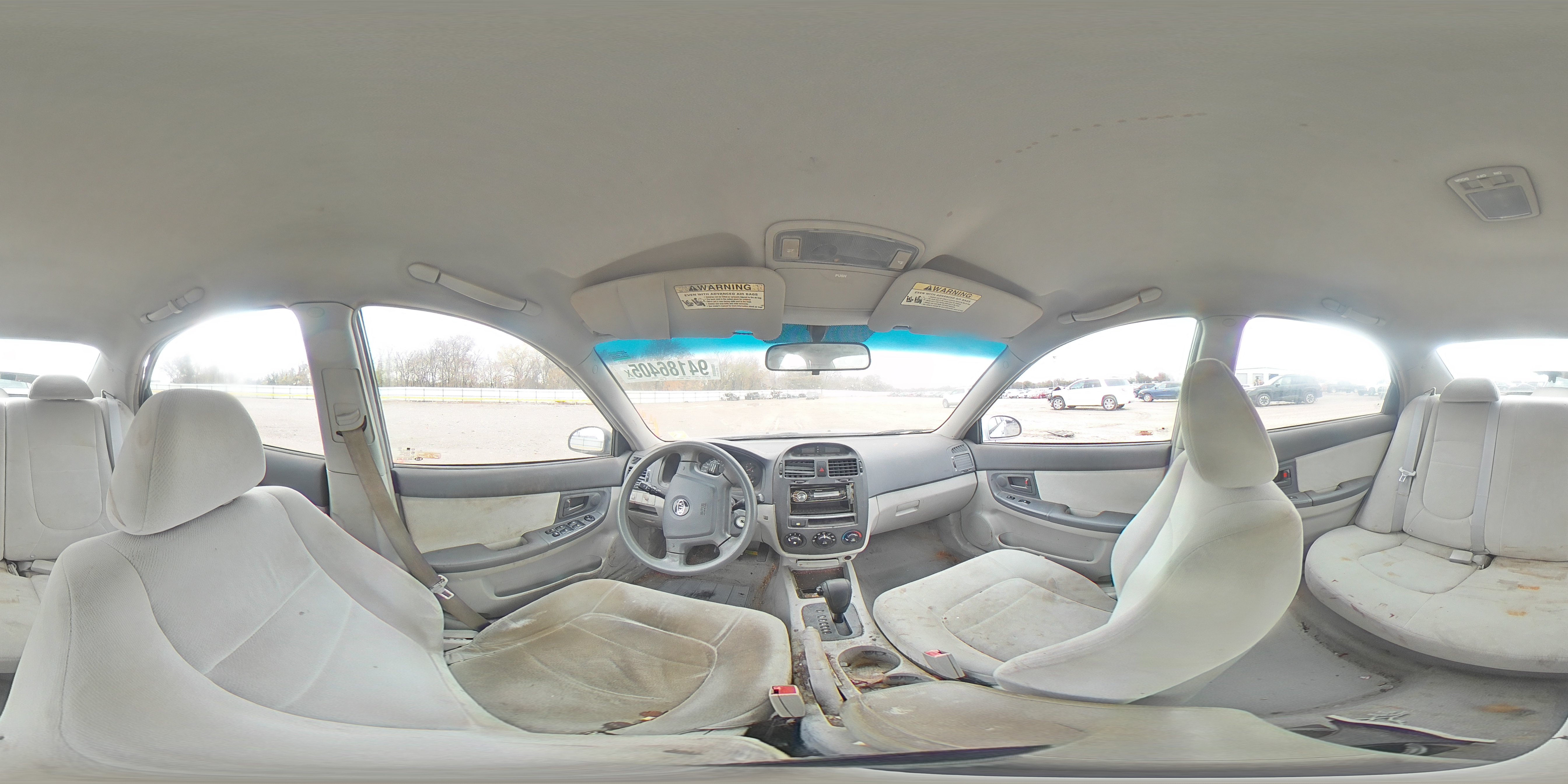 2004 Kia Spectra Lx VIN: KNAFE121545020631 Lot: 94186405