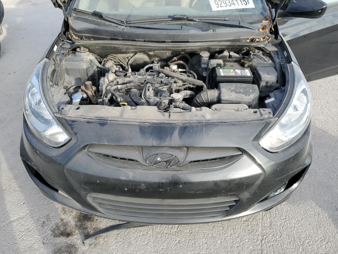 2013 Hyundai Accent Gls VIN: KMHCU4AE0DU302711 Lot: 92934115