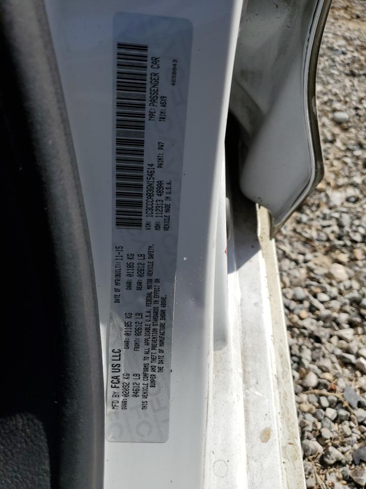 2016 Chrysler 200 Limited VIN: 1C3CCCAB3GN154614 Lot: 93127725