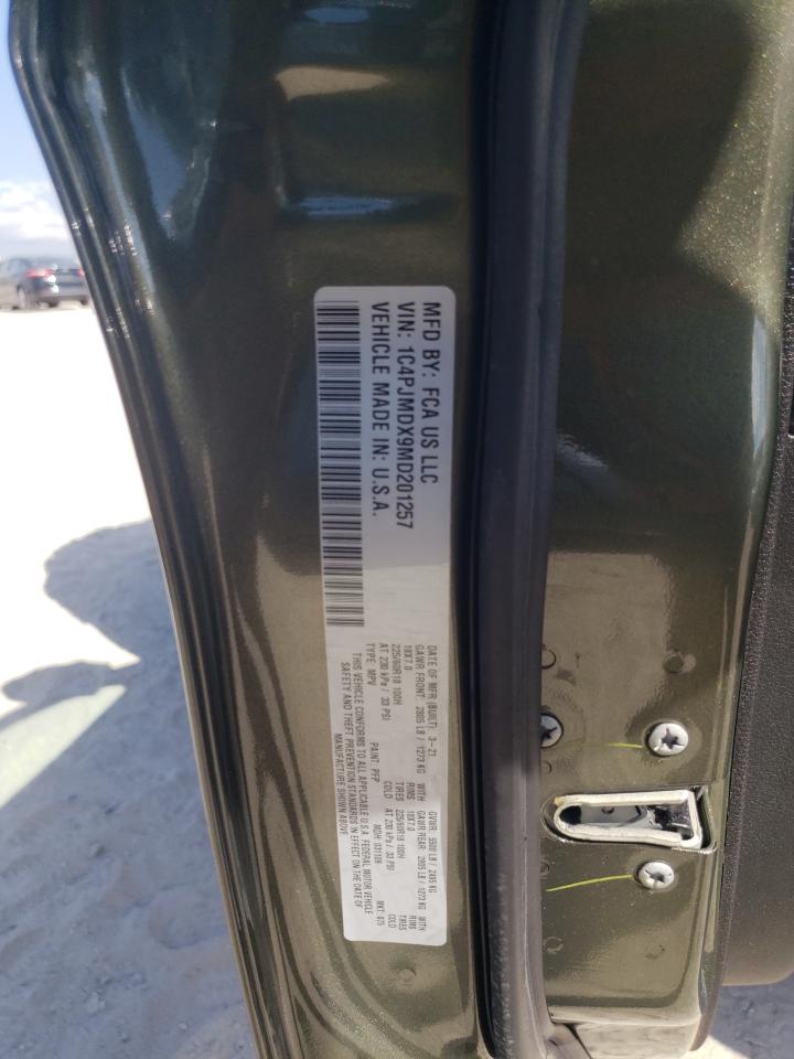 2021 Jeep Cherokee Limited VIN: 1C4PJMDX9MD201257 Lot: 91915985