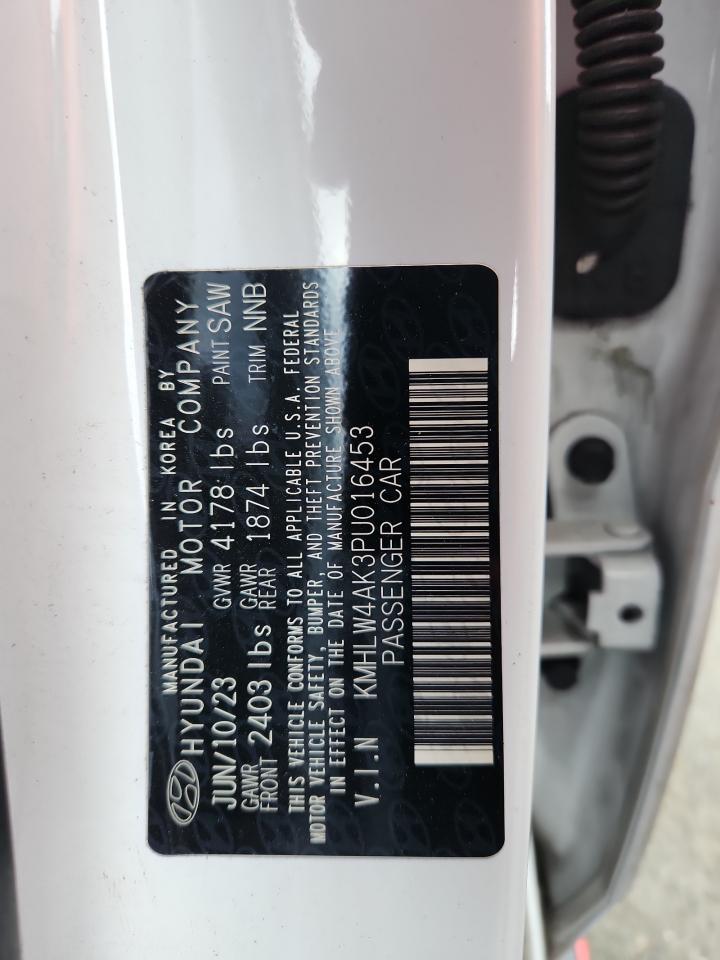 2023 Hyundai Elantra N VIN: KMHLW4AK3PU016453 Lot: 92212505