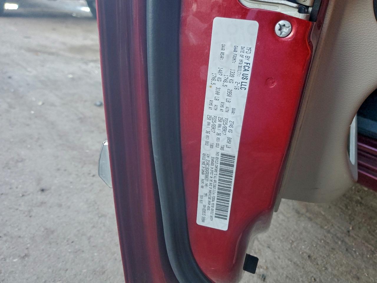 2016 Chrysler Town & Country Touring VIN: 2C4RC1BGXGR280637 Lot: 93889745