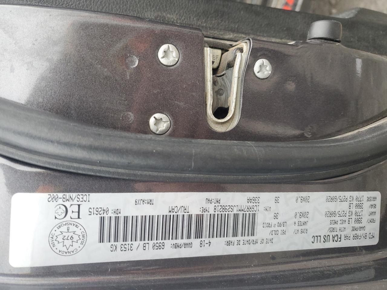 2018 Ram 1500 Sport VIN: 1C6RR7MM1JS298218 Lot: 93650905