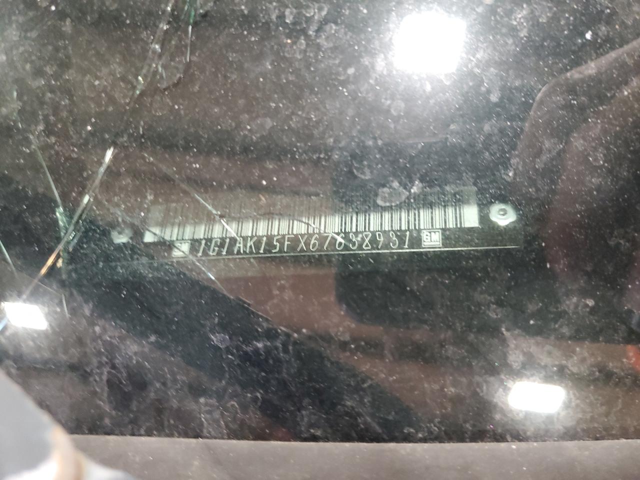 2006 Chevrolet Cobalt Ls VIN: 1G1AK15FX67638931 Lot: 92845785