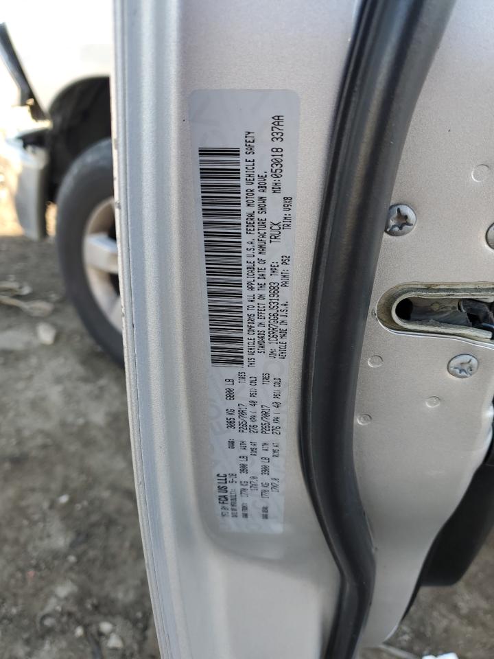 2018 Ram 1500 Slt VIN: 1C6RR7GG6JS319683 Lot: 91592945