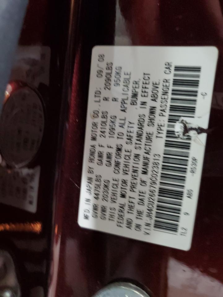 2009 Acura Tsx VIN: JH4CU26679C023813 Lot: 93015765