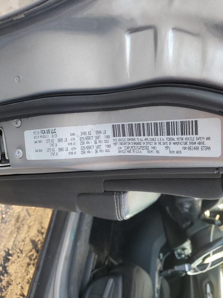 2015 Jeep Cherokee Latitude VIN: 1C4PJMCS1FW755762 Lot: 91059145