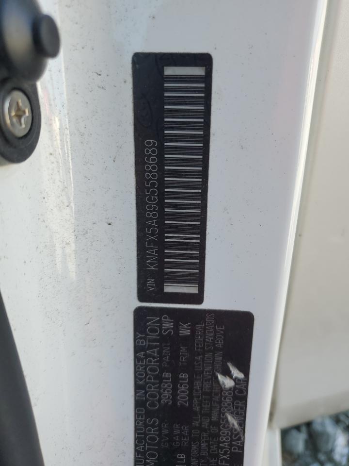 2016 Kia Forte Ex VIN: KNAFX5A89G5588689 Lot: 92267625