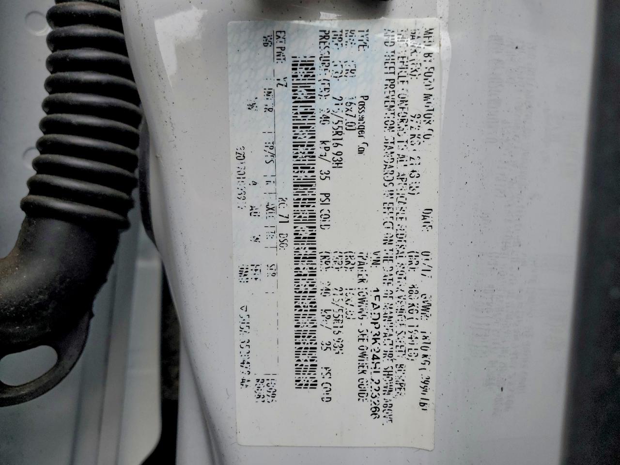 2017 Ford Focus Se VIN: 1FADP3K24HL223266 Lot: 94734715