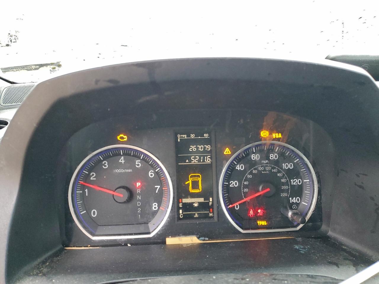 2007 Honda Cr-V Ex VIN: 5J6RE48527L001671 Lot: 93371005