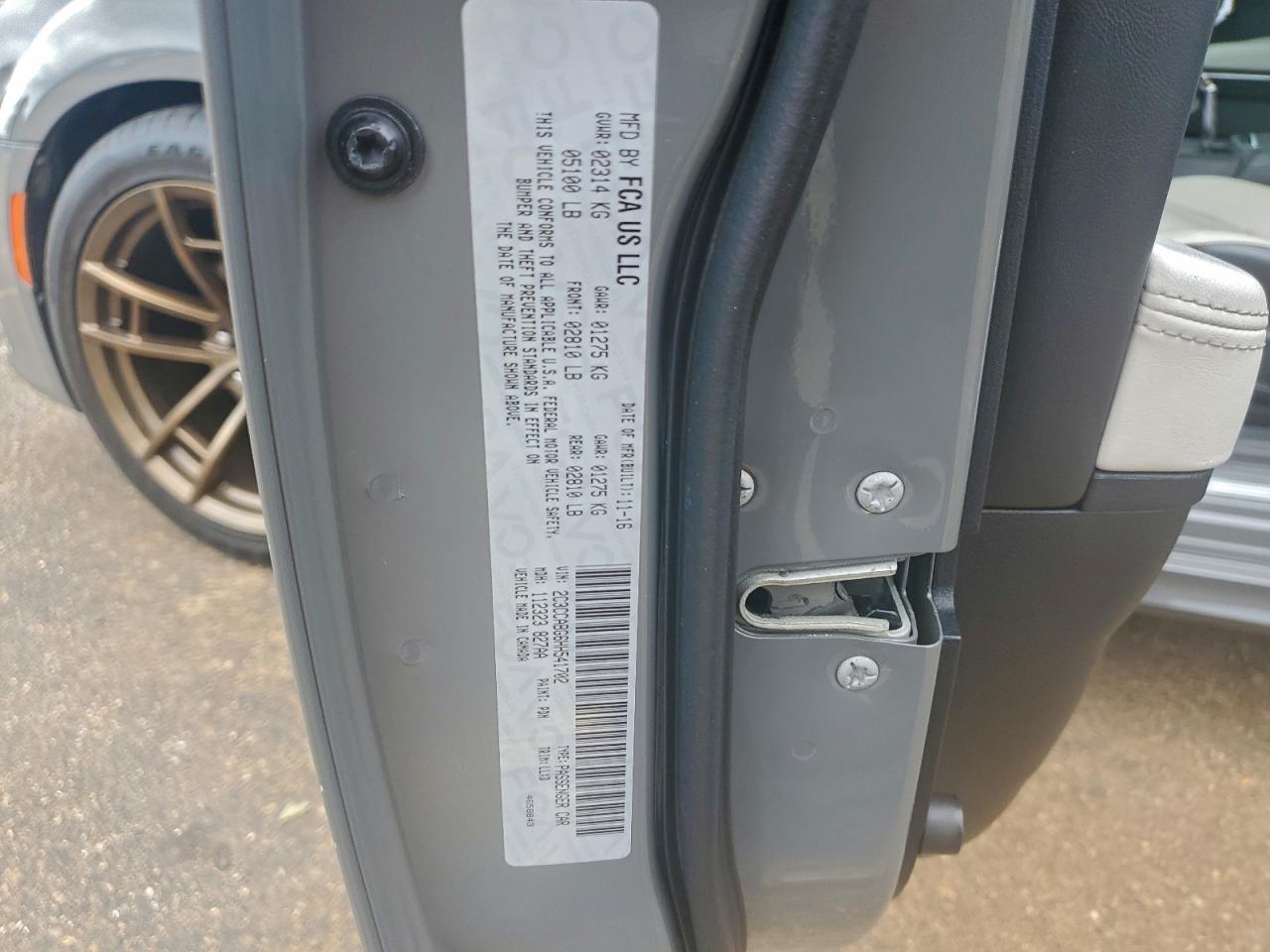 2017 Chrysler 300 S VIN: 2C3CCABG6HH541702 Lot: 93857715