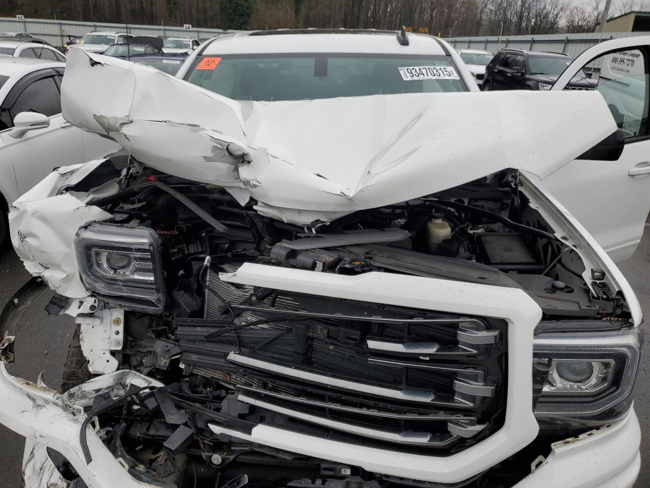 2017 GMC Sierra K1500 Slt VIN: 3GTU2NECXHG313401 Lot: 93470315