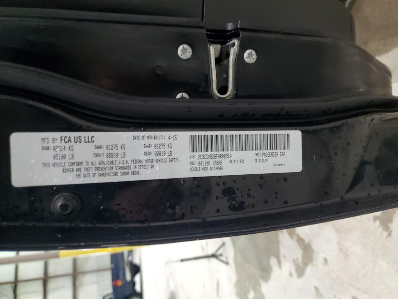 2013 Chrysler 300 S VIN: 2C3CCABT0DH518701 Lot: 91329165