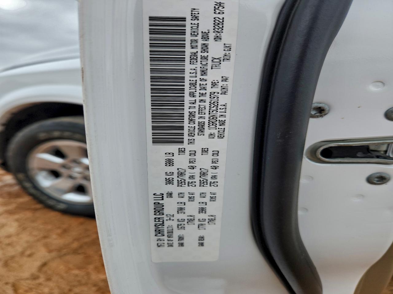 2012 Dodge Ram 1500 Laramie VIN: 1C6RD6NT5CS261979 Lot: 94157605