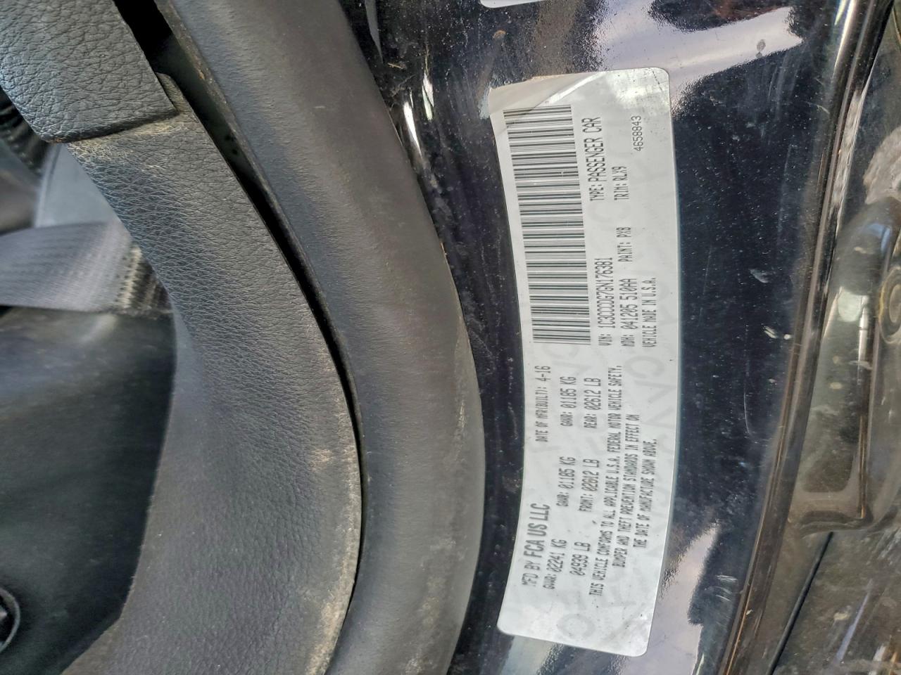 2016 Chrysler 200 S VIN: 1C3CCCDG7GN176381 Lot: 93897545