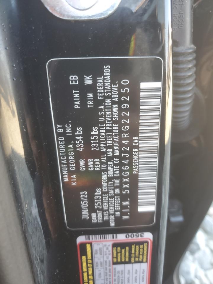 2024 Kia K5 Gt Line VIN: 5XXG64J24RG229250 Lot: 93551765