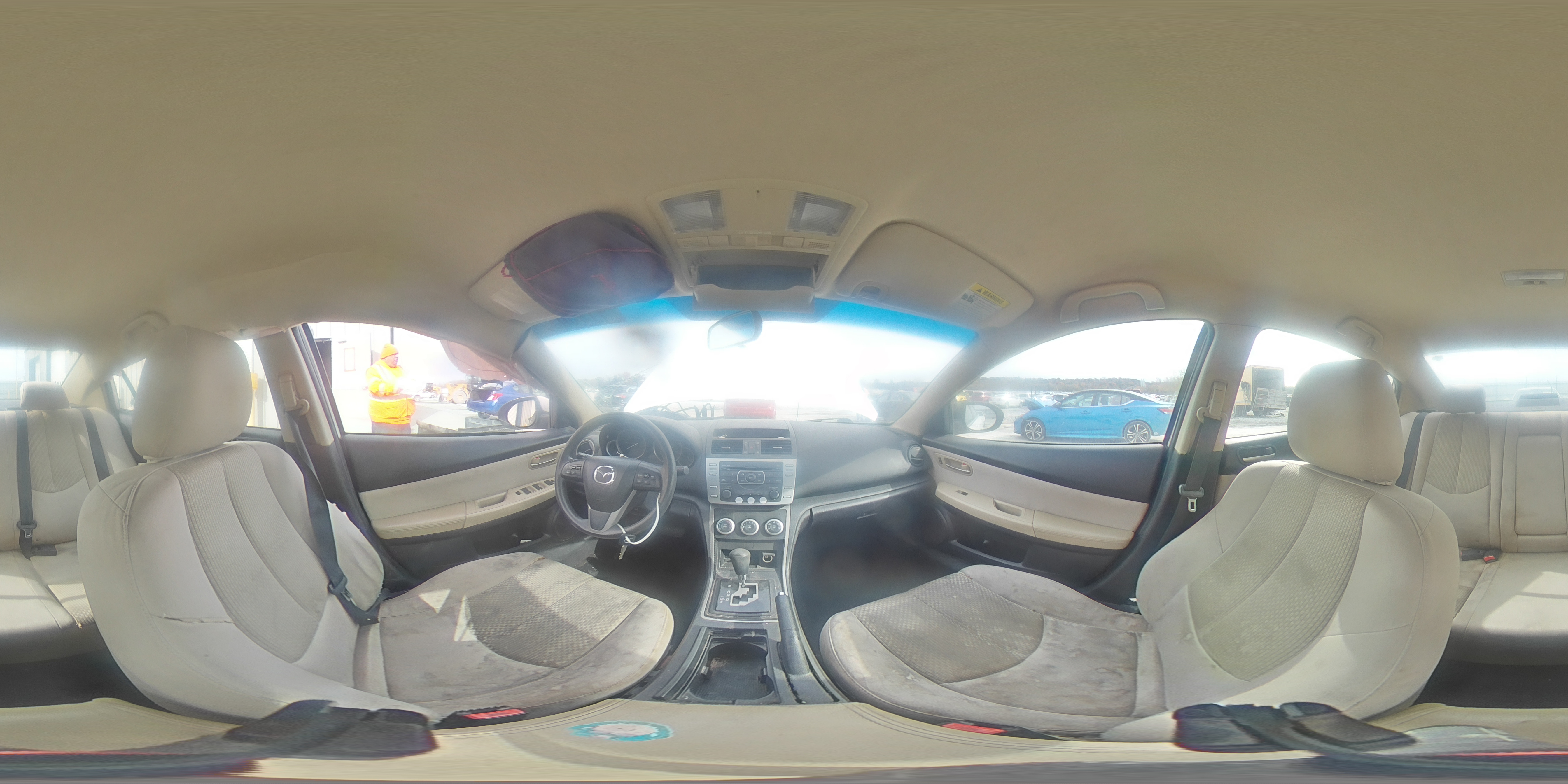 2012 Mazda 6 I VIN: 1YVHZ8BH1C5M21544 Lot: 91930395