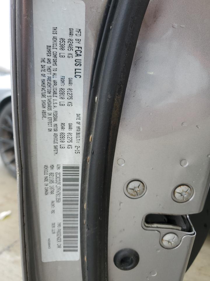 2015 Dodge Challenger R/T Scat Pack VIN: 2C3CDZFJ7FH761350 Lot: 93511235