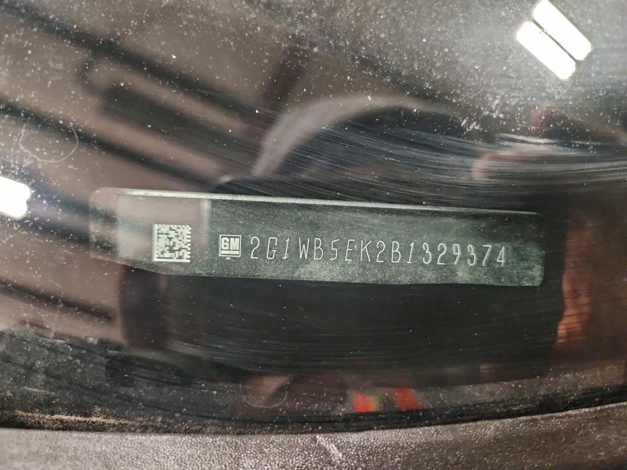 2011 Chevrolet Impala Lt VIN: 2G1WB5EK2B1329374 Lot: 92618525