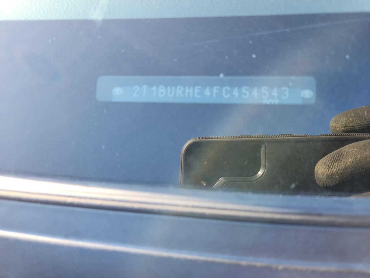 2015 Toyota Corolla L VIN: 2T1BURHE4FC454543 Lot: 93648555