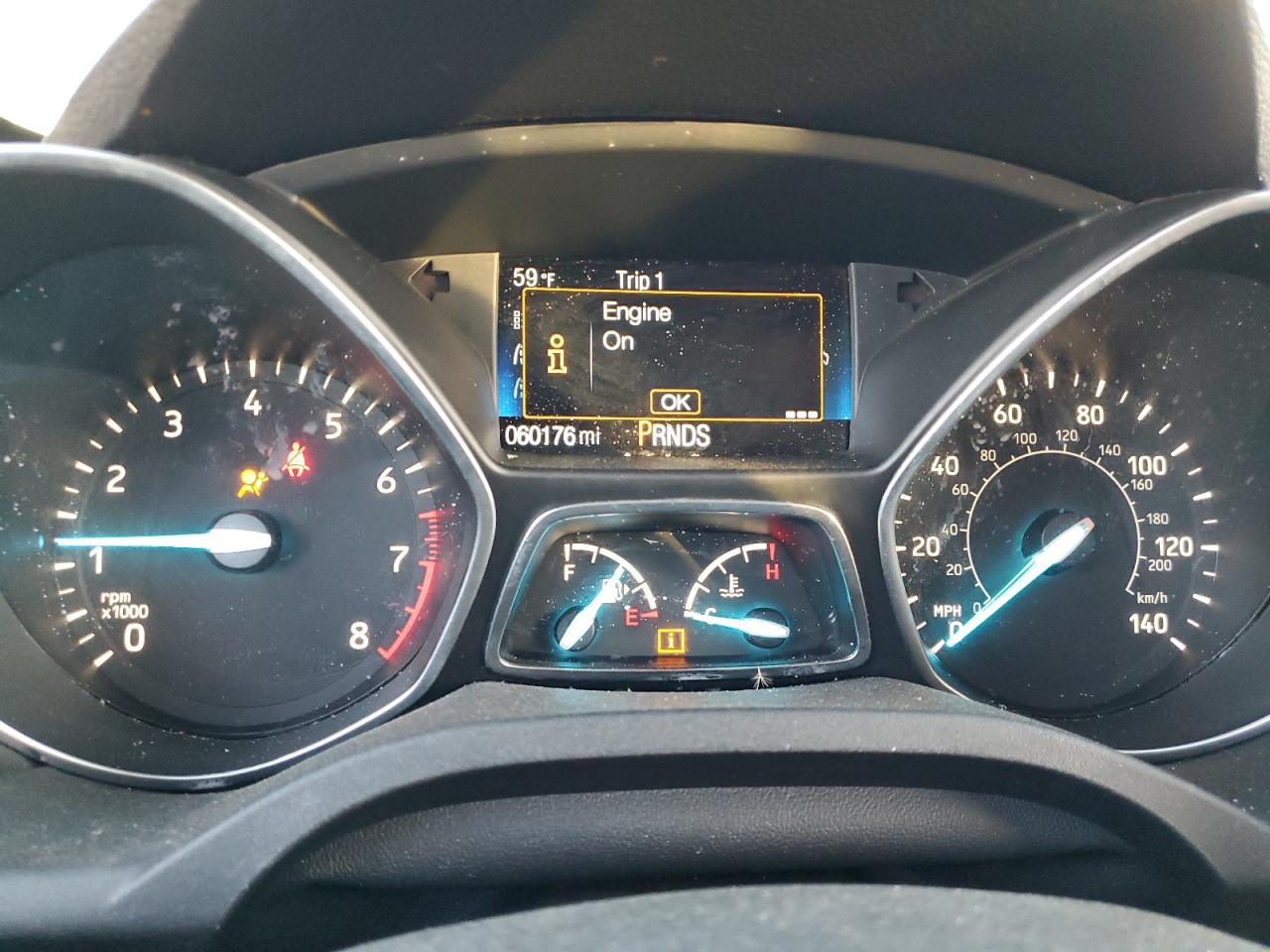 2017 Ford Escape S VIN: 1FMCU0F72HUD21107 Lot: 91441915