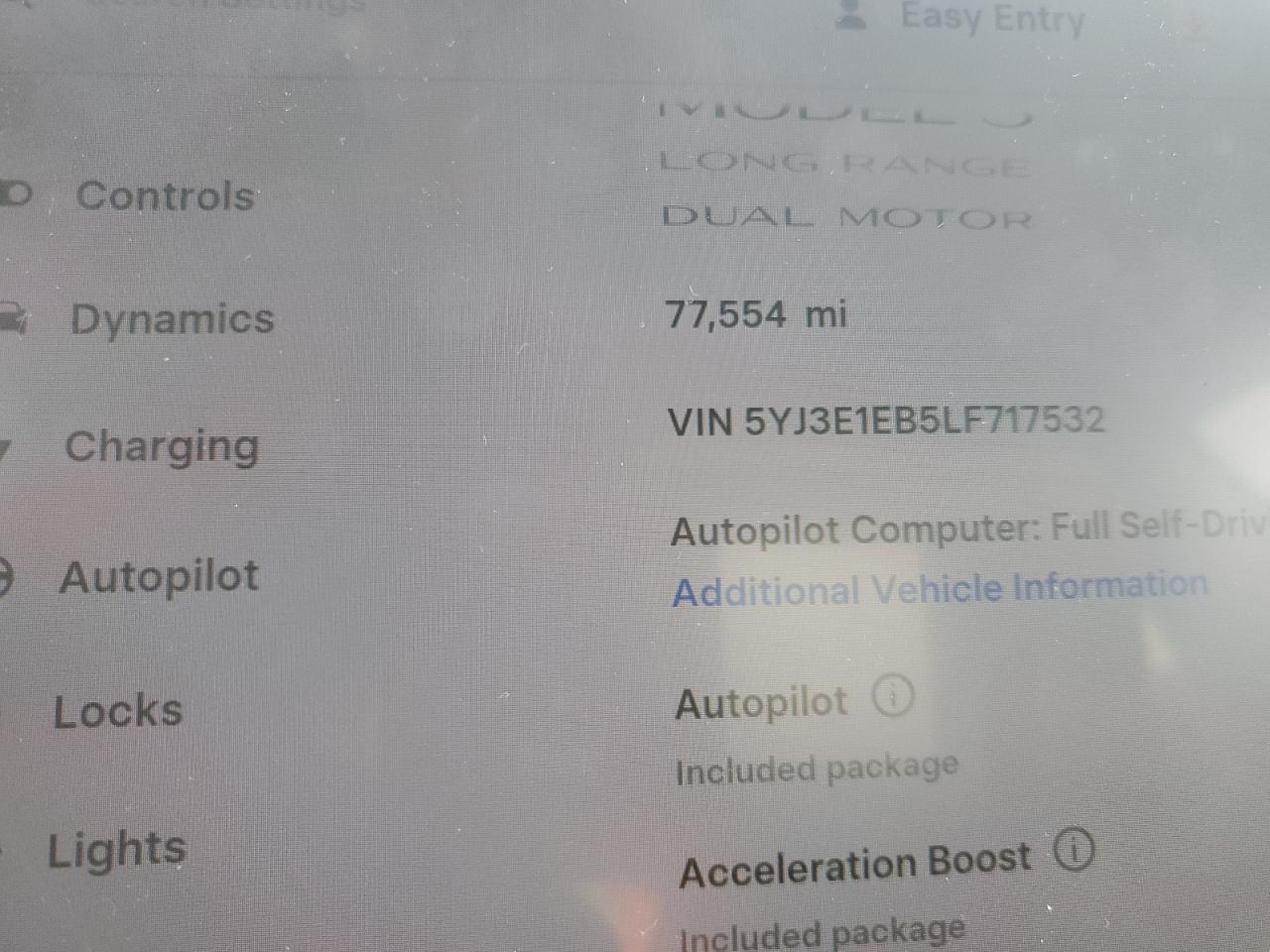 2020 Tesla Model 3 VIN: 5YJ3E1EB5LF717532 Lot: 92460185