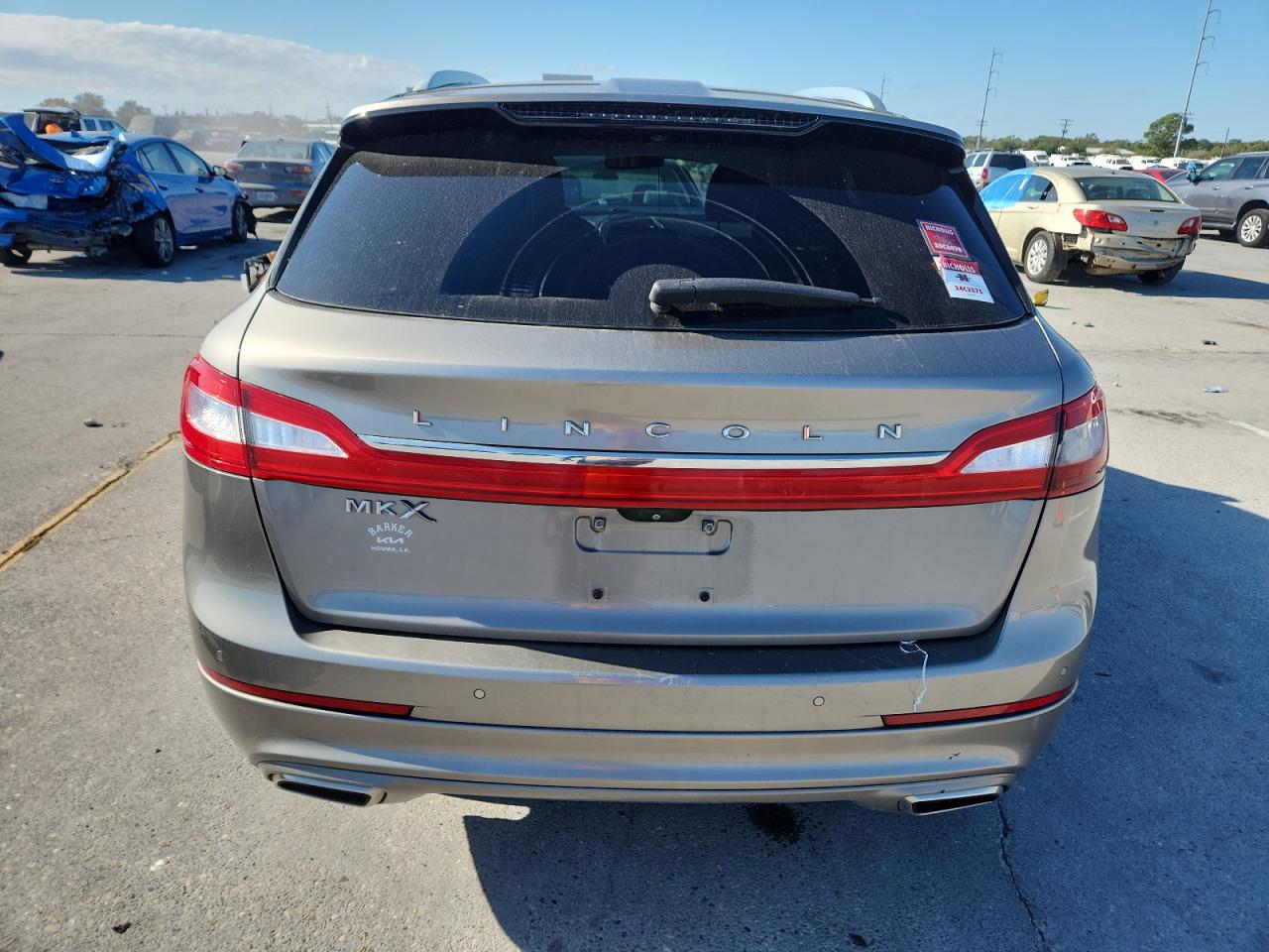 2017 Lincoln Mkx Select VIN: 2LMPJ6KR3HBL52168 Lot: 93205225