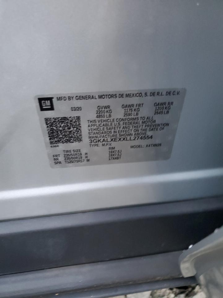 2020 GMC Terrain Denali VIN: 3GKALXEXXLL274554 Lot: 92524885