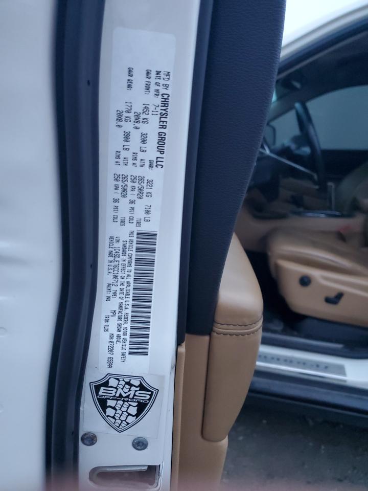 2012 Dodge Durango Citadel VIN: 1C4SDJET6CC100712 Lot: 93274575