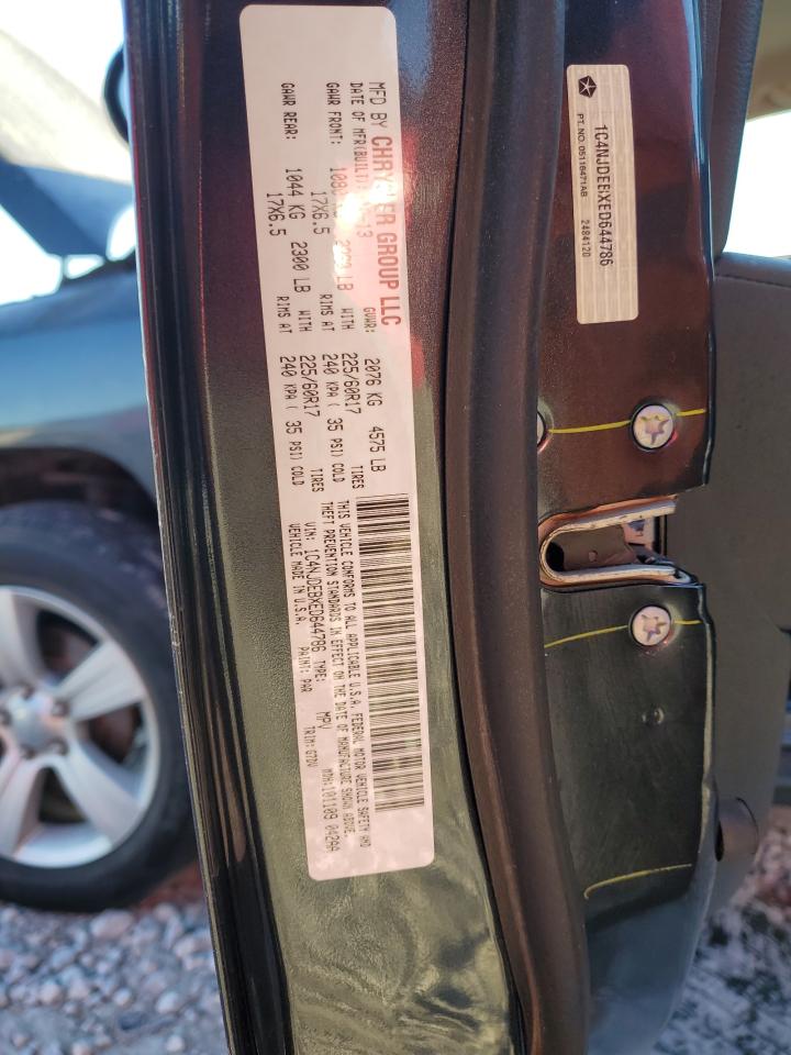 2014 Jeep Compass Latitude VIN: 1C4NJDEBXED644786 Lot: 92824475