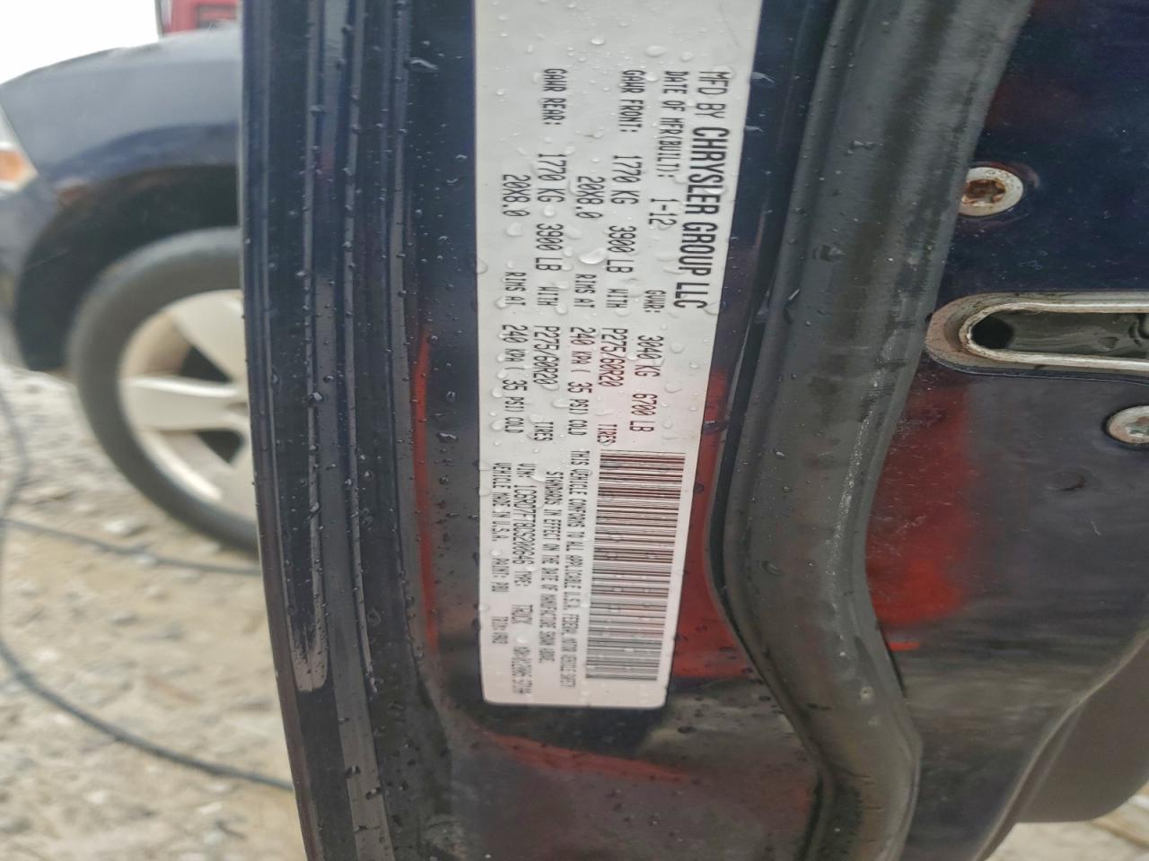 2012 Dodge Ram 1500 St VIN: 1C6RD7FT8CS200646 Lot: 93887345