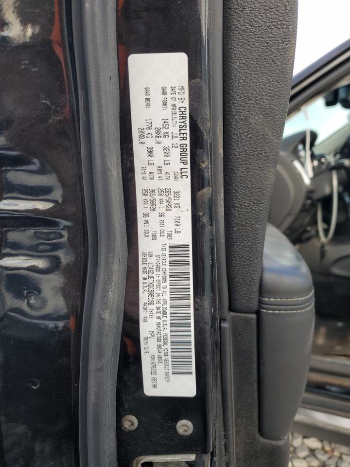 2013 Dodge Durango Citadel VIN: 1C4SDJETXDC505196 Lot: 92243065