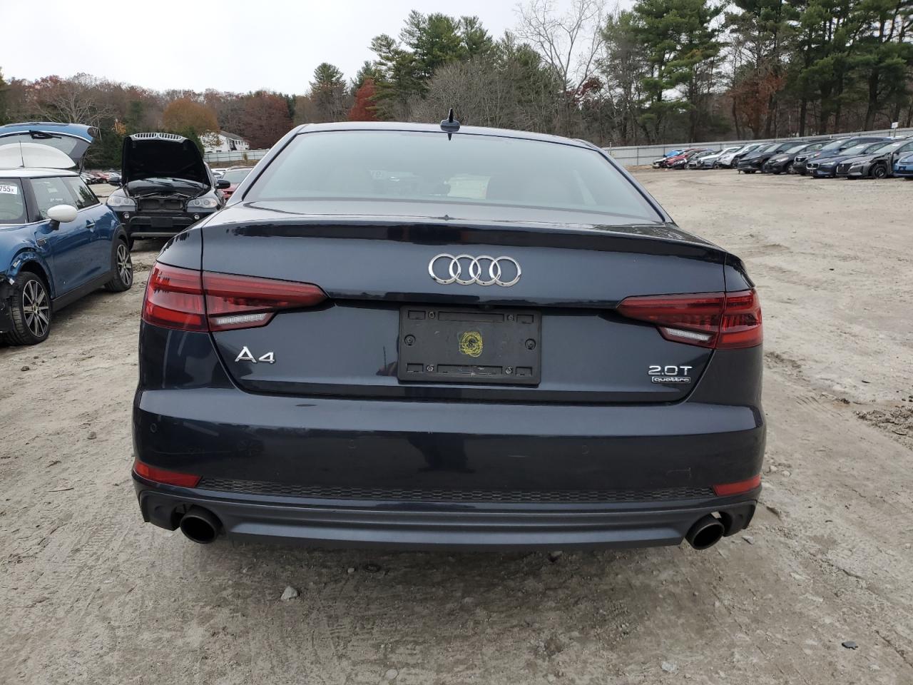 2018 Audi A4 Premium Plus VIN: WAUENAF40JN013887 Lot: 91862265