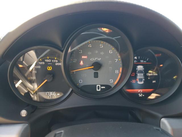 2016 PORSCHE CAYMAN GT4  