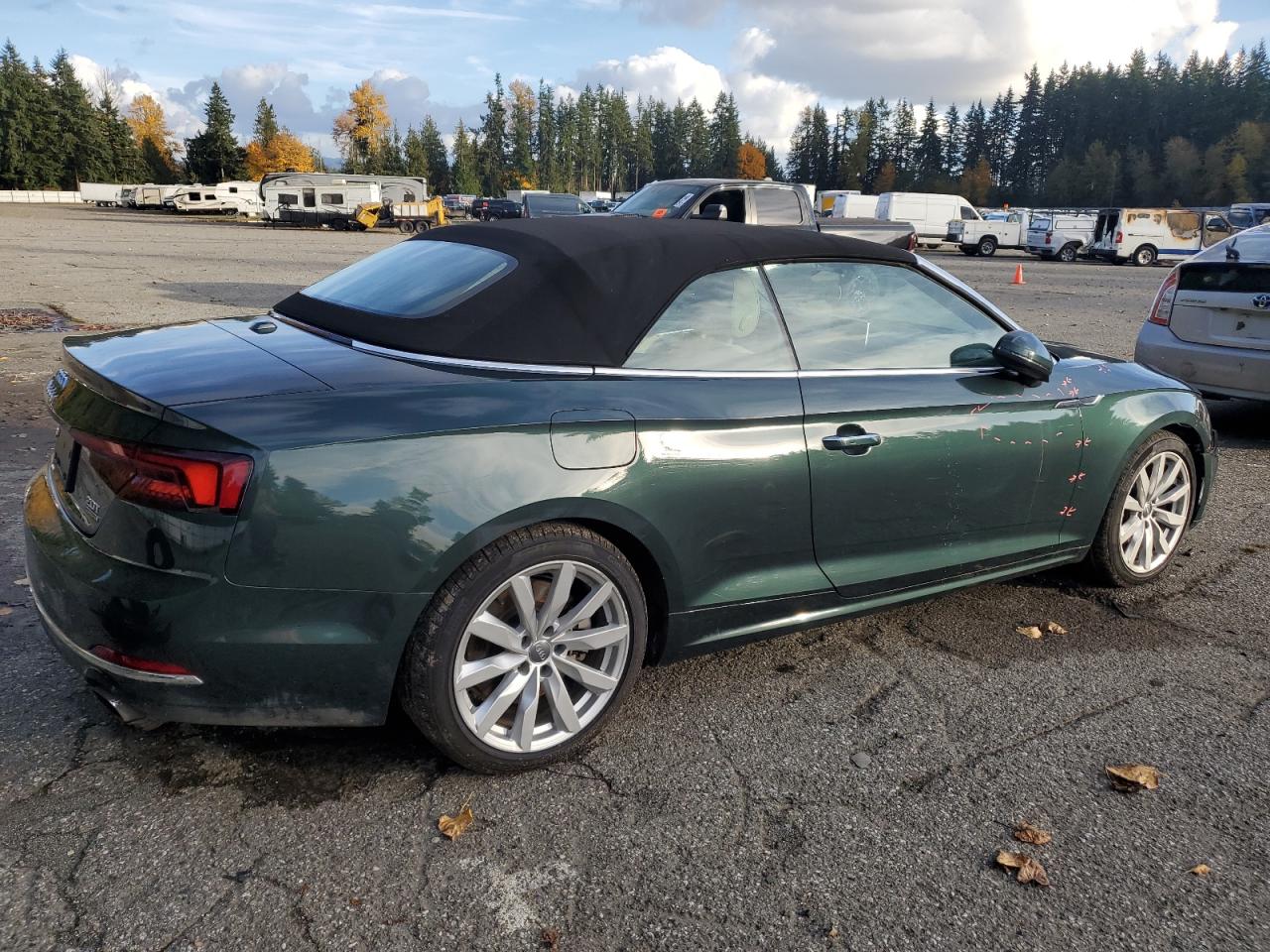 2018 Audi A5 Prestige green null gas WAU2NGF59JN014244 photo #4