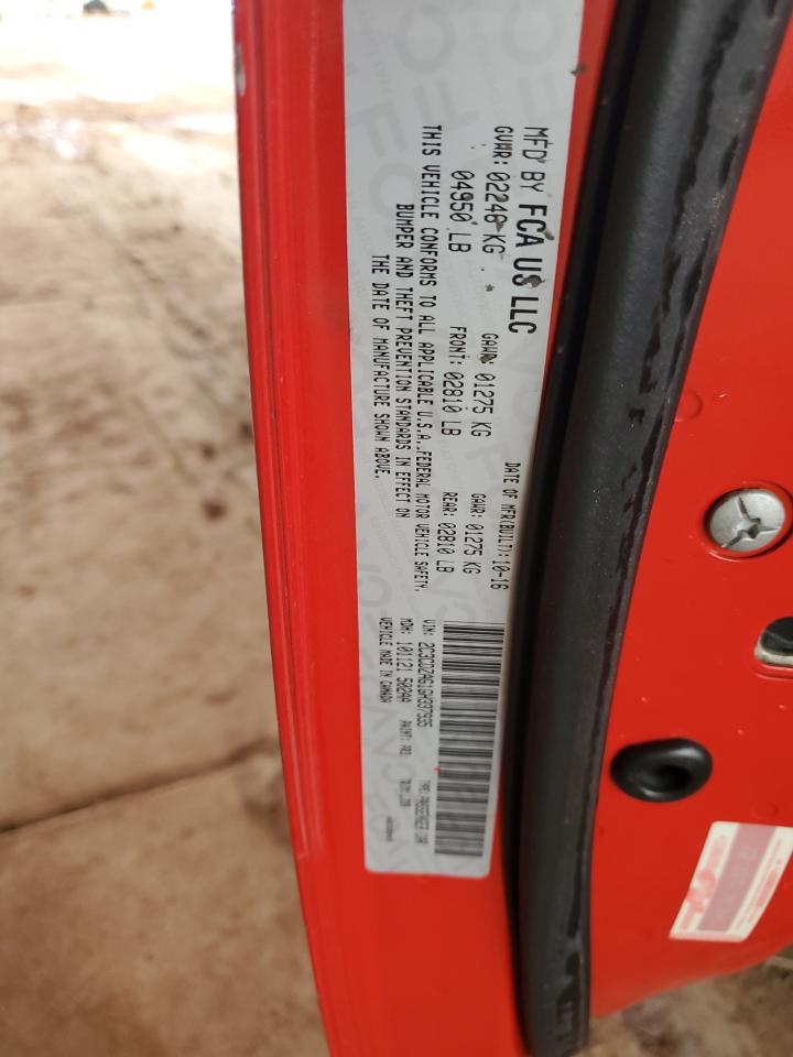 2016 Dodge Challenger Sxt VIN: 2C3CDZAG1GH337935 Lot: 93045175