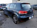 2010 VOLKSWAGEN GOLF 1.6 TDI 105 MATCH 5DR DSG for sale at Copart PETERLEE