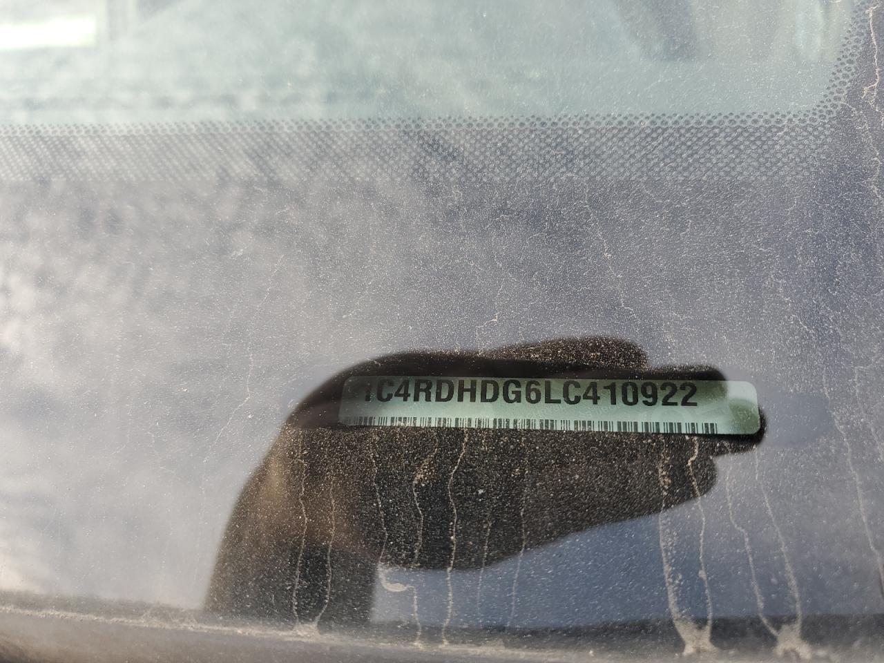 2020 Dodge Durango Gt VIN: 1C4RDHDG6LC410922 Lot: 93902975