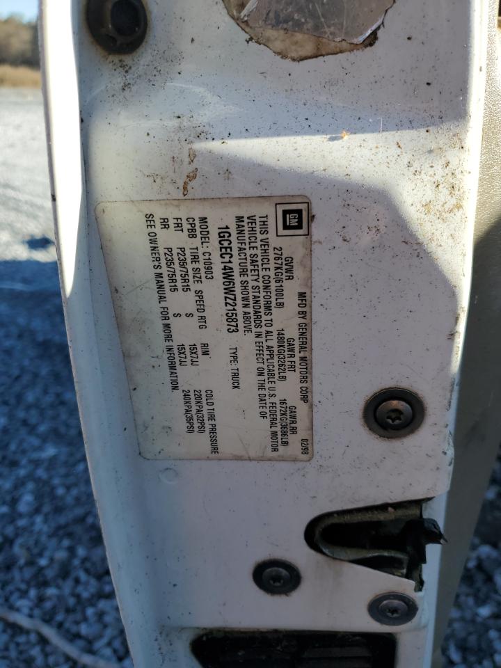 1998 Chevrolet Gmt-400 C1500 VIN: 1GCEC14W6WZ215873 Lot: 90540975