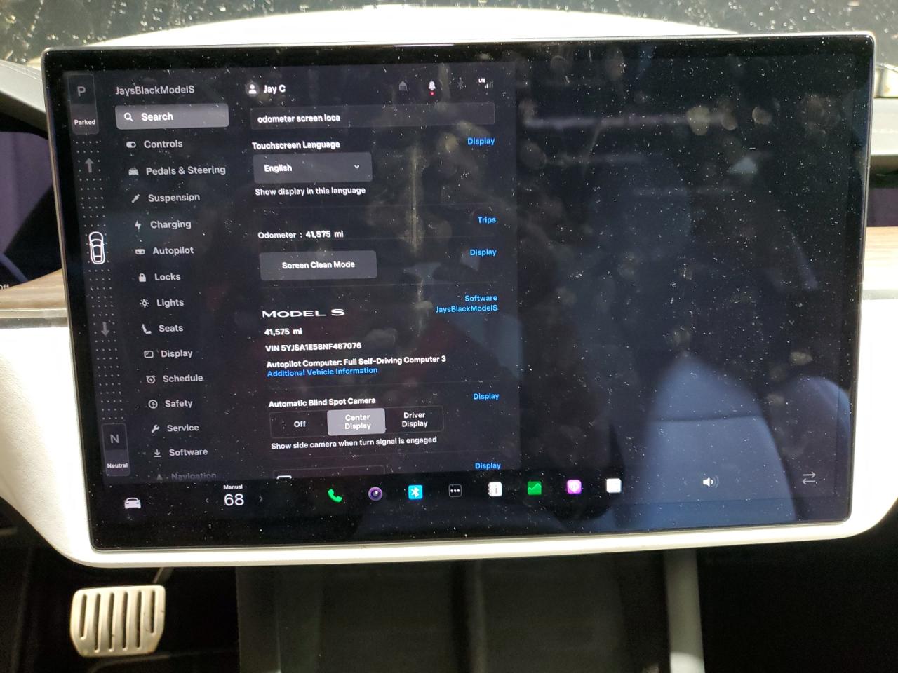 2022 Tesla Model S VIN: 5YJSA1E58NF467076 Lot: 93452795