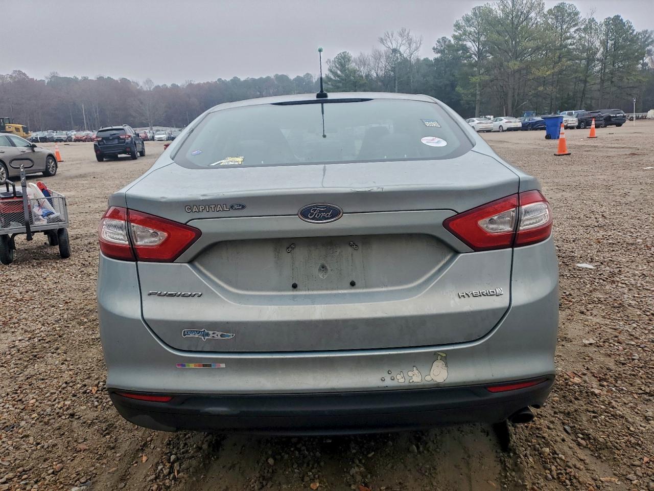 2014 Ford Fusion S Hybrid VIN: 3FA6P0UU8ER369074 Lot: 93818565