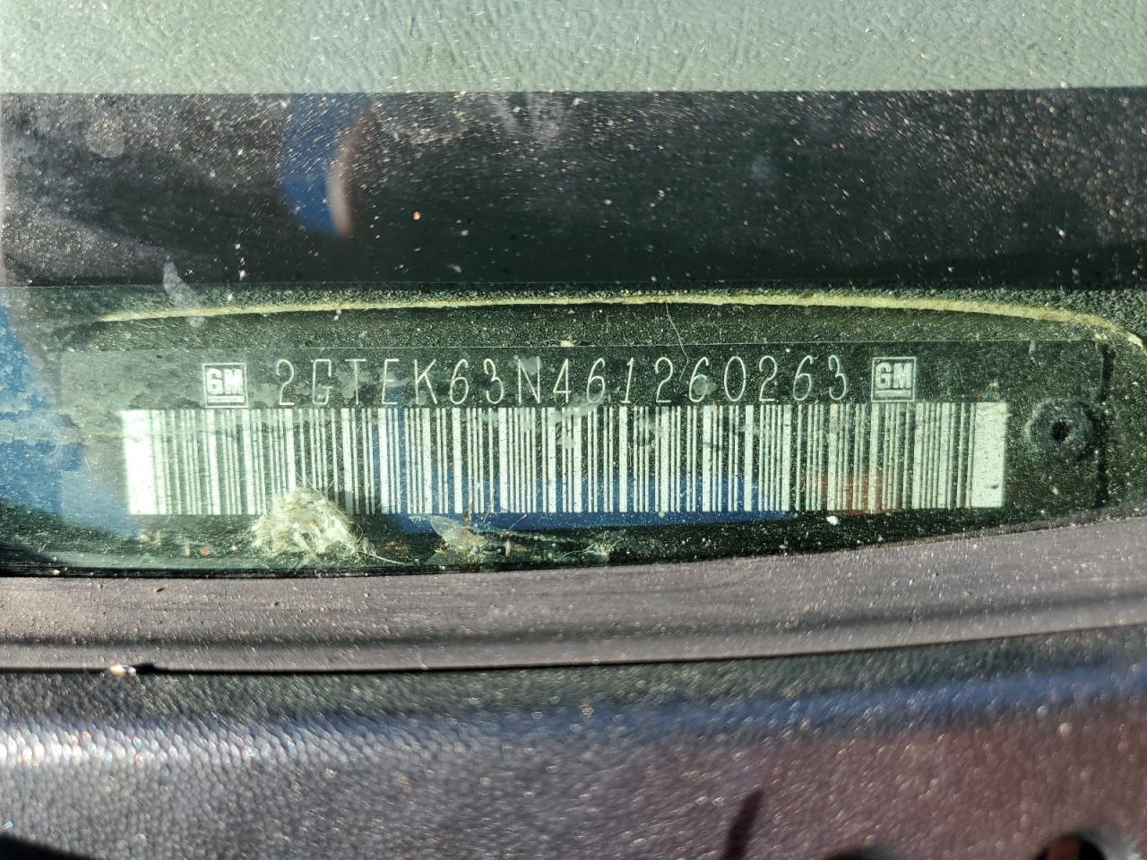 2006 GMC Sierra K1500 Denali VIN: 2GTEK63N461260263 Lot: 93413905
