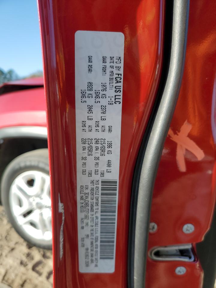 2018 Jeep Compass Sport VIN: 3C4NJCAB5JT271662 Lot: 92833645