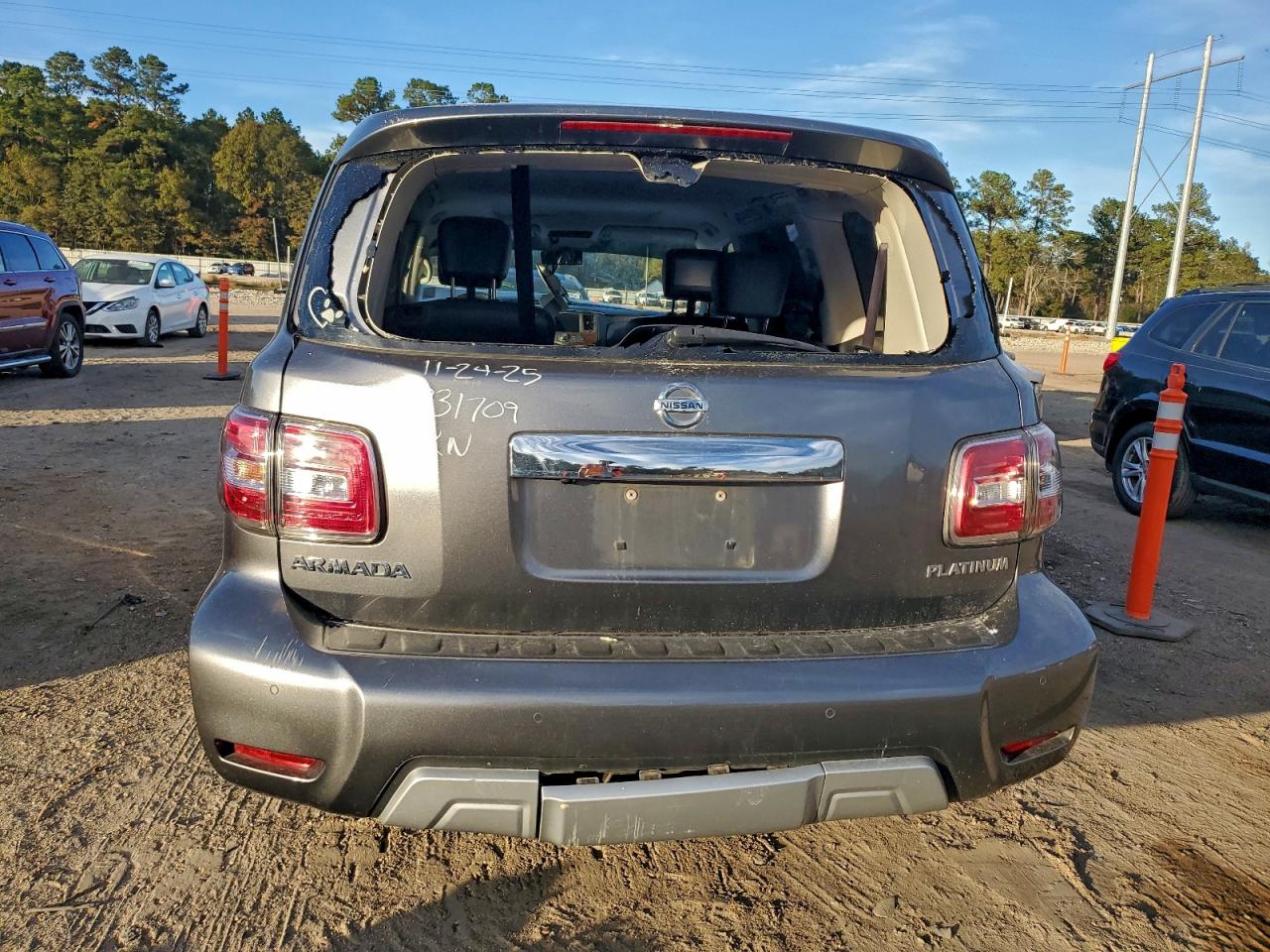 2018 Nissan Armada Platinum VIN: JN8AY2NF1J9331709 Lot: 94649905