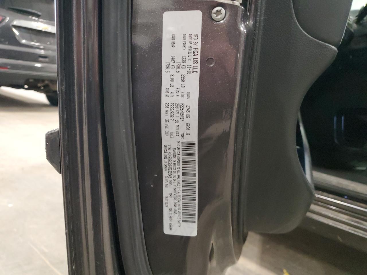 2017 Dodge Grand Caravan Sxt VIN: 2C4RDGCG9HR639945 Lot: 90849235