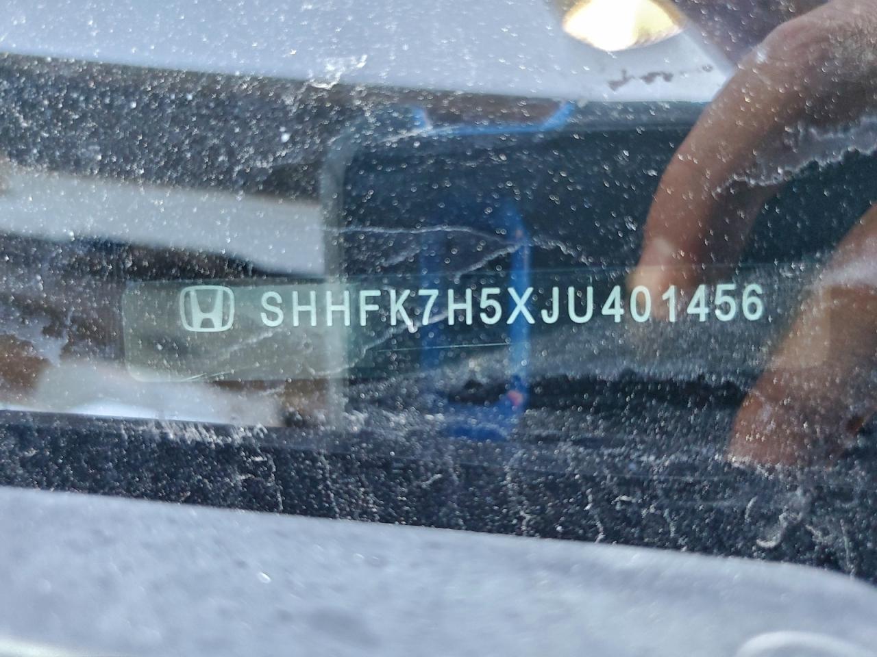 2018 Honda Civic Ex VIN: SHHFK7H5XJU401456 Lot: 93828835