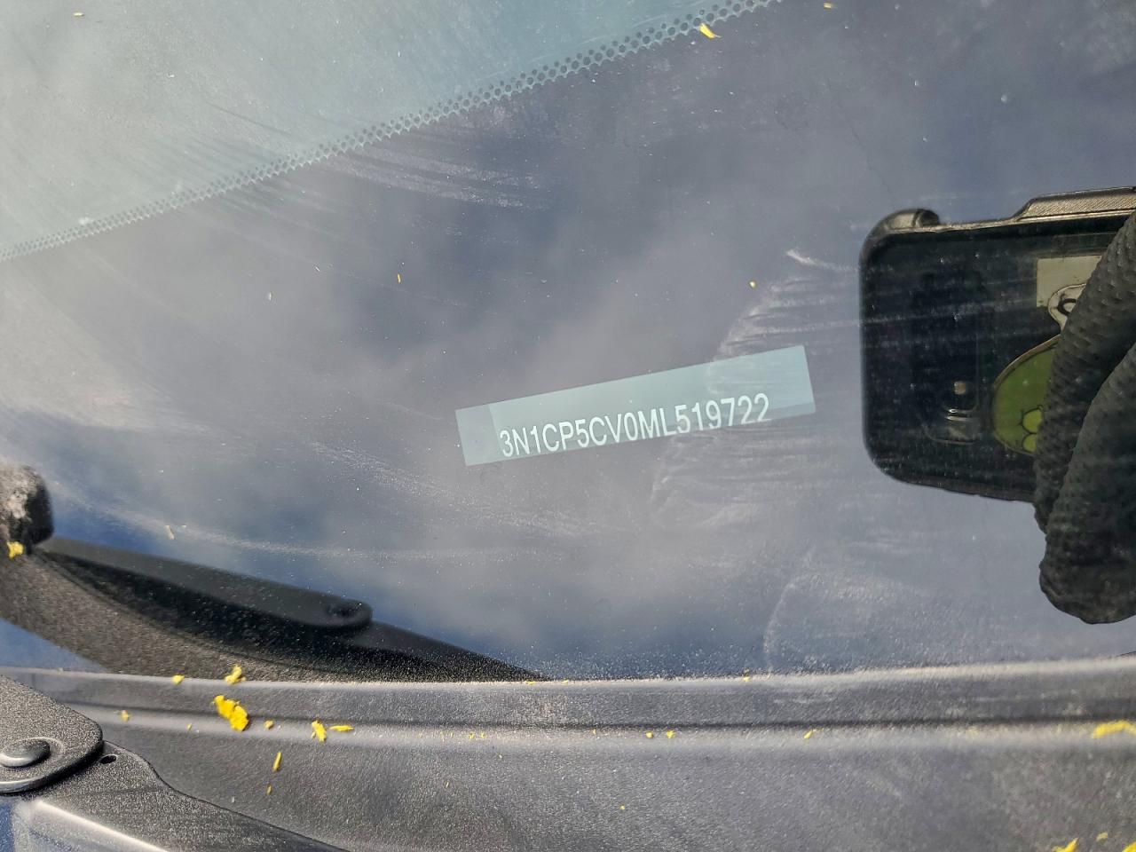 2021 Nissan Kicks Sv VIN: 3N1CP5CV0ML519722 Lot: 94752155