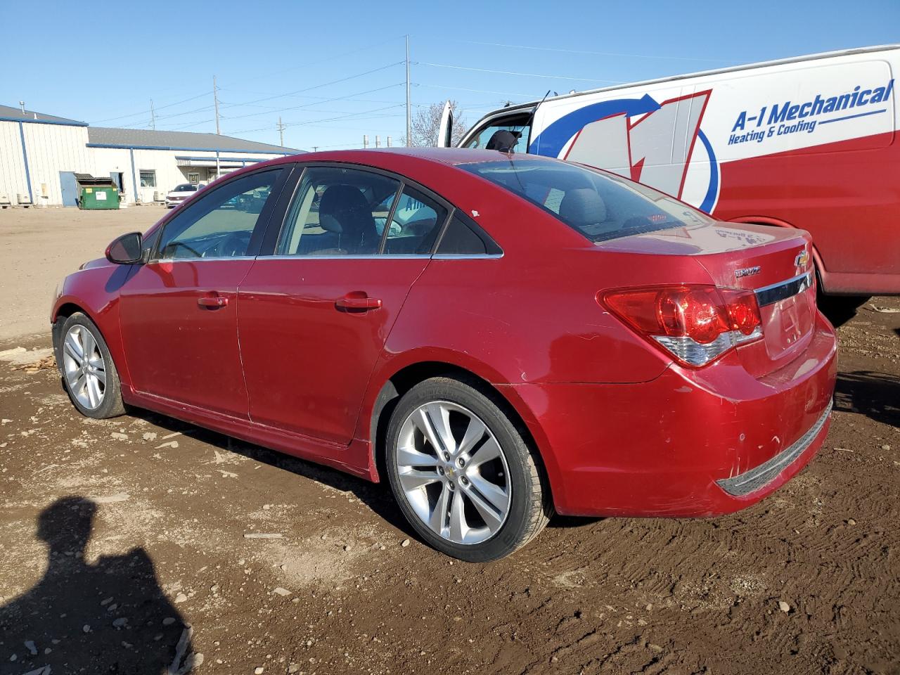 2012 Chevrolet Cruze Lt red  gas 1G1PE5SC1C7241185 photo #3