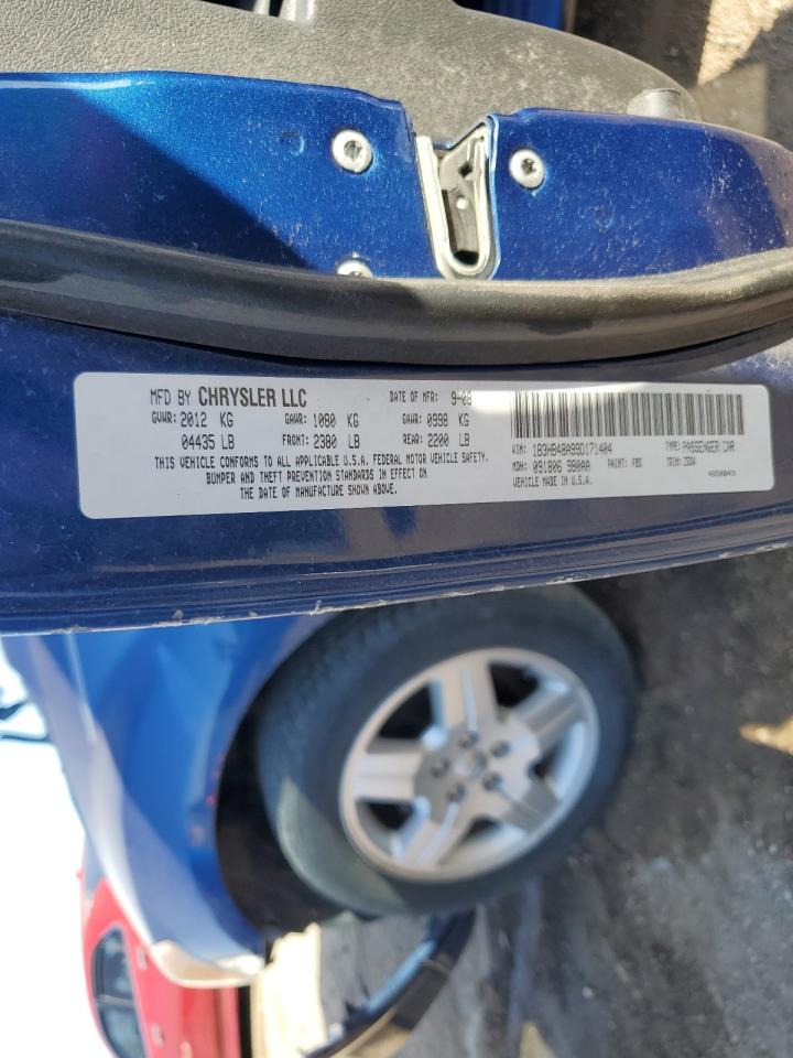 2009 Dodge Caliber Sxt VIN: 1B3HB48A99D171404 Lot: 90705345